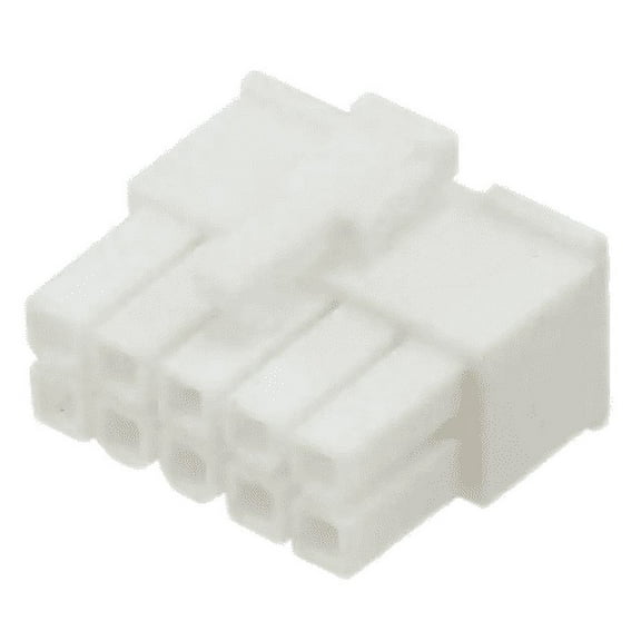 1-794657-0  Conn Housing RCP 10 POS 4.2mm Crimp ST Cable Mount White