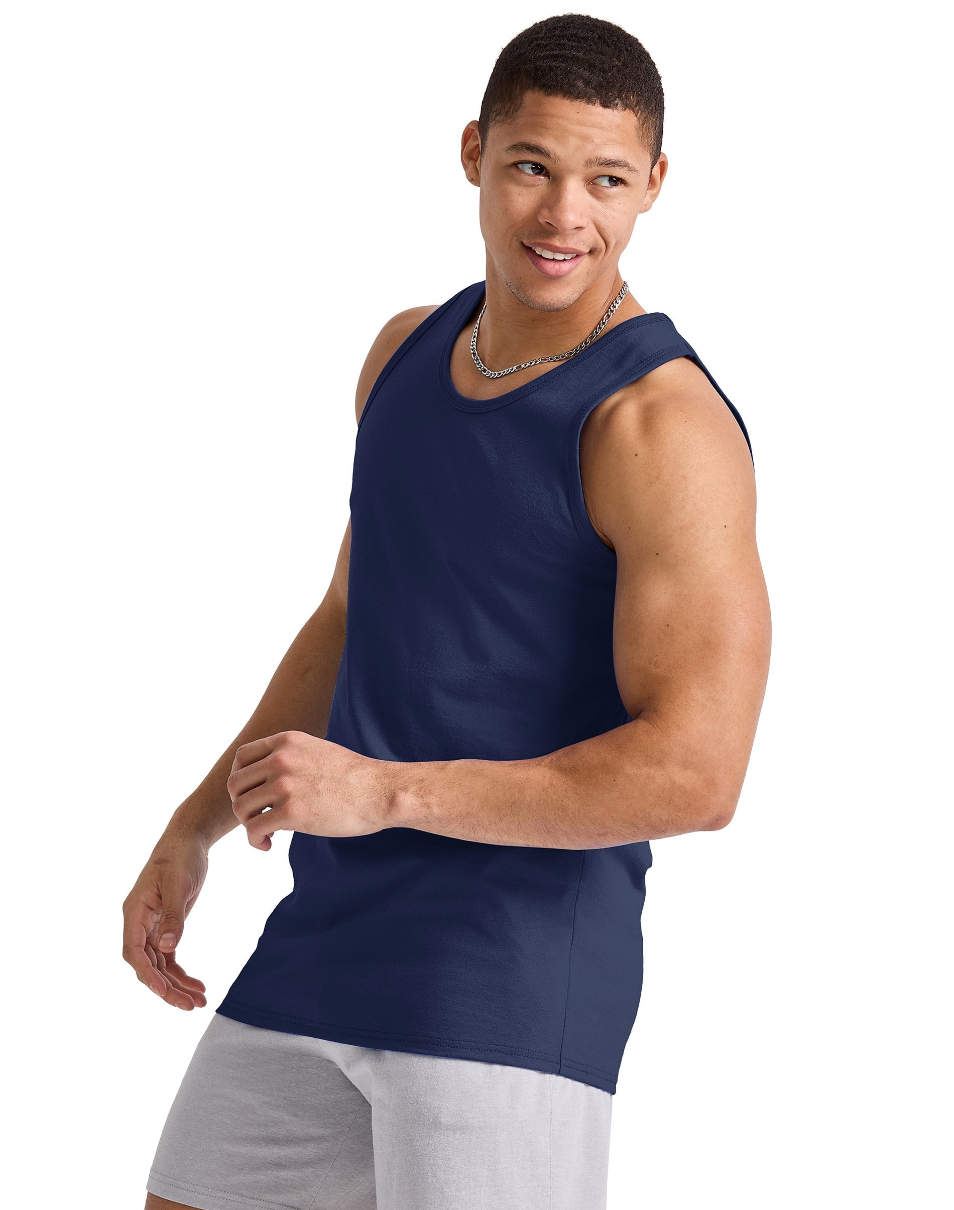 Hanes Men's Essentials Midweight Tank Top, Sizes S-3XL