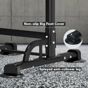 SOGES Power Tower Dip Station Pull Up Bar Multi-Function Strength Training Fitness Workout Station for Home Office Gym, Black, 330lbs