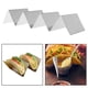 thumbnail image 5 of Soporte para tacos de acero inoxidable, soporte para tacos, bandeja para platos y comida. F, 5 of 9