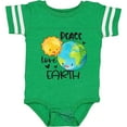 thumbnail image 3 of Inktastic Earth Day Peace Love Earth Boys or Girls Baby Bodysuit, 3 of 5