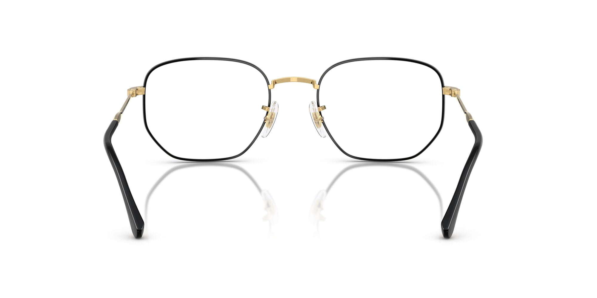Ray-Ban Unisex Size 53 Irregular Eyeglasses, Polished Black On Arista/Demo Lens