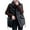 Black, variant on Lindreshi Puffer Vest Women Clearance Women Pocket Vest Coat Jacket Winter Sleeveless Turn Down Collar Zipper Solid Outerwear