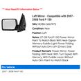 thumbnail image 2 of Left Mirror - Compatible with 2007 - 2008 Ford F-150, 2 of 2