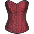 thumbnail image 2 of BlockBuster Costumes Womens Romance Red Charlene Fullbust Rear Lacing Costume Corset Plus 1X 32-36, 2 of 2