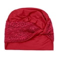 thumbnail image 4 of LIUYUNNN Headband Sweat Soft Breathable Lace Hijab Cap Seamless Under Scarf For Lightweight Stretchy Inner Bonnet, One Size, 4 of 4