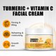 thumbnail image 4 of Cremas y humectantes Crema facial 2 en 1 de cúrcuma y vitamina C Humectante facial iluminador de cúrcuma natural Eliminador de manchas oscuras para rostro y cuerpo Crema facial para iluminar tu cutis, 4 of 9