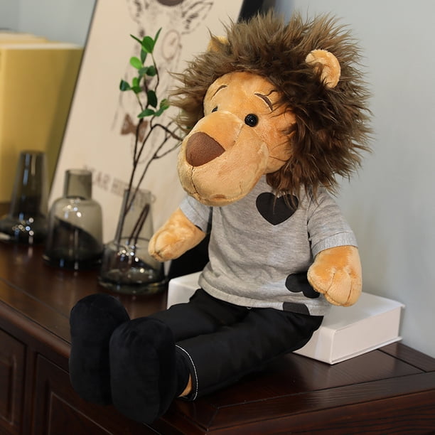 Juguete de León de los reyes de Corea para niños, de 50-125cm muñeco de peluche de alta calidad, Lee Minomi, Animal de peluche, regalo de cumpleaños