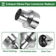 thumbnail image 4 of Rebaja Única Adaptador de Tubo de Escape ConCéntrico de Doblado Mandrel de 3" OD a 5" OD de Acero Inoxidable 201 Longitud de 5 pulgadas Tono Plateado, 4 of 7