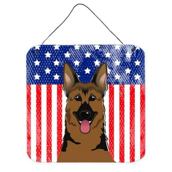 American Flag & German Shepherd Wall or Door Hanging Prints