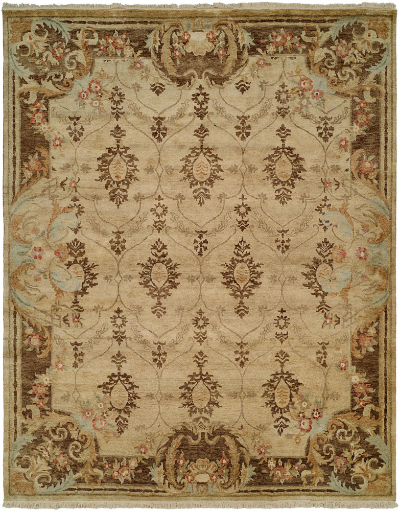 Kalaty Tuscany Area Rug TC605 Ivybrn Petals Bulbs