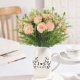 thumbnail image 4 of Ramo de Flores Artificiales para La Decoración de La Sala de Estar: Arreglo Floral Artificial, Plantas Artificiales para Detalles Decorativos Del Hogar, Centro de Mesa o Escritorio, Vegetación Que No, 4 of 6