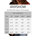 thumbnail image 3 of Anyshow Women's Color Block Plaid Tops V Neck Long Sleeve Casual Blouses Lightweight Shirt, 3 of 3