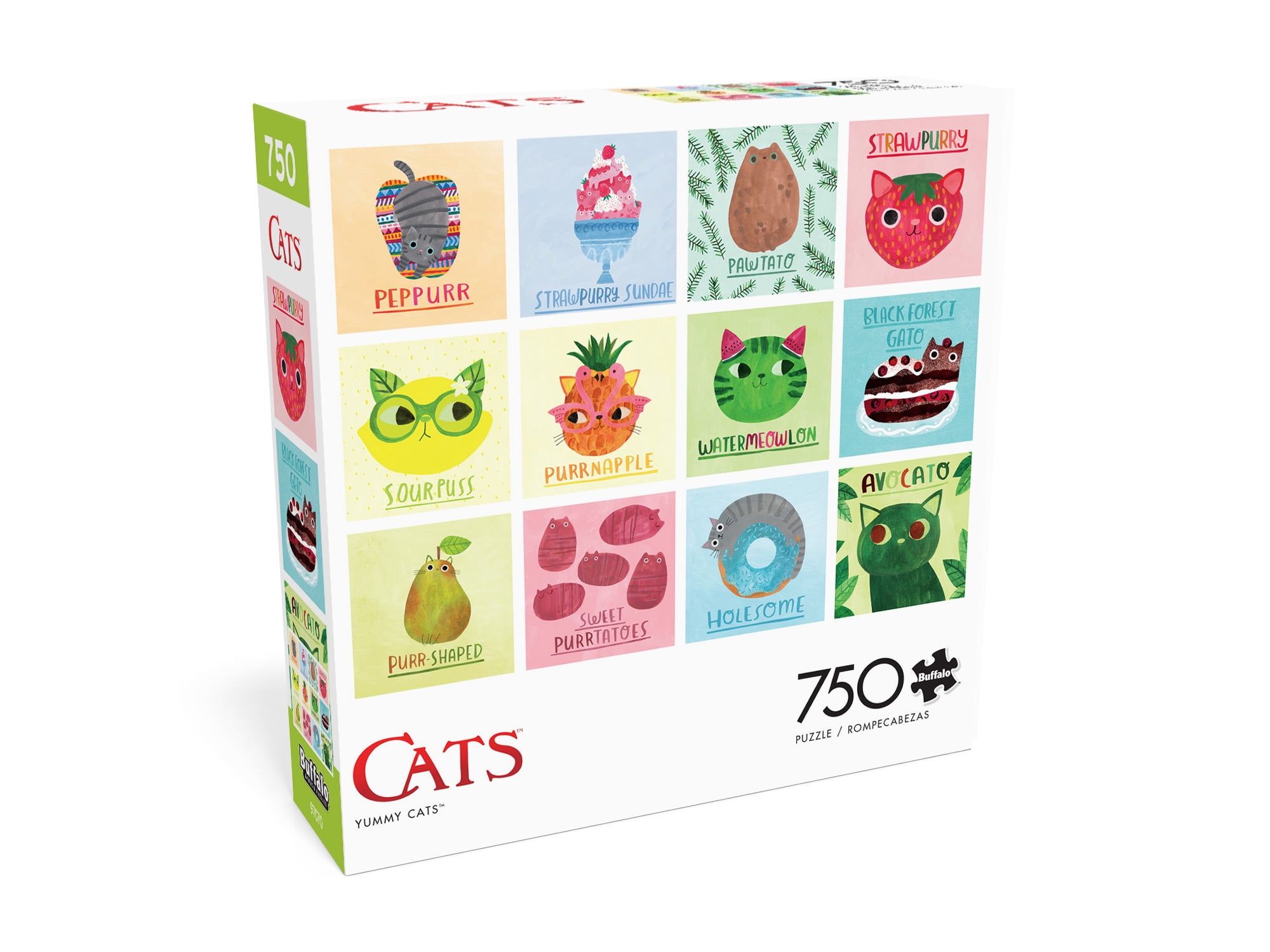 Buffalo Games 750-Piece Cats Yummy Cats Interlocking Jigsaw Puzzle