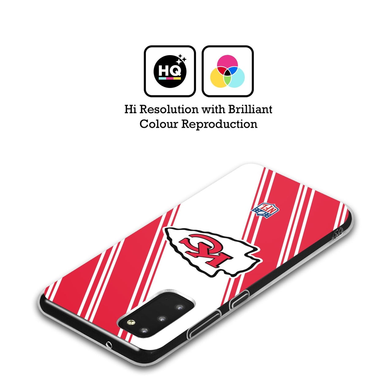 Head Case Designs NFL Kansas City Chiefs Artwork Stripes Soft Gel Case for Samsung Galaxy S23 Ultra 5G