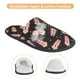thumbnail image 3 of Balery Popcorn Pantuflas de Casa de Felpa Silenciosas con Diseño Estampado, Zapatillas Cómodas Antideslizantes de Algodón para Interior-Large, 3 of 8