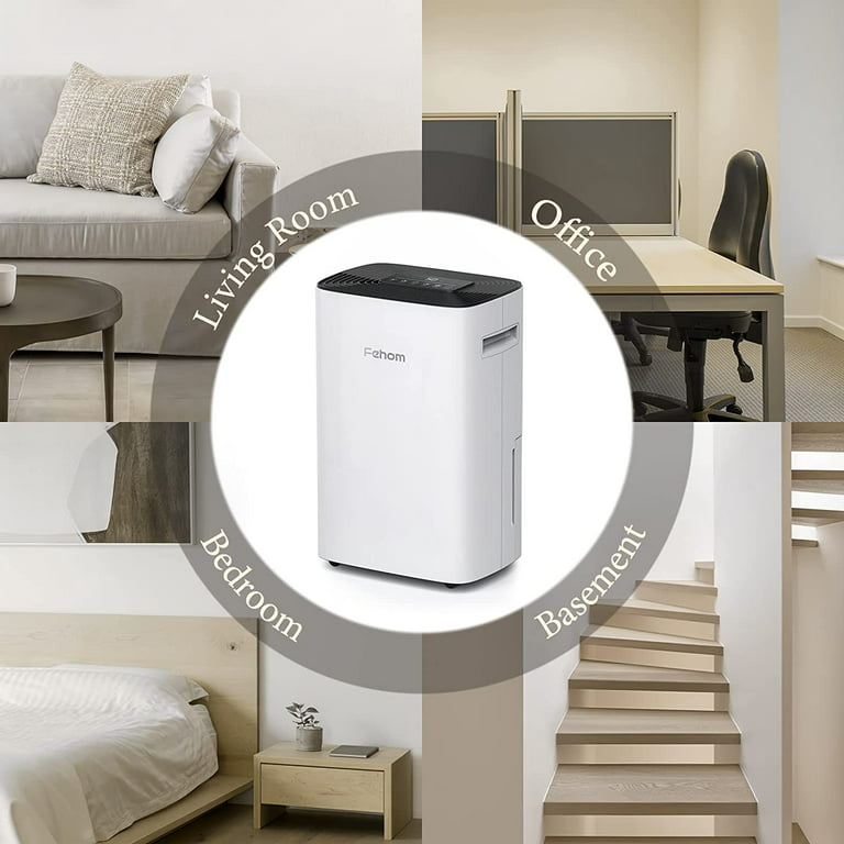 50 Pints Home Dehumidifier for Space up to 3,500 Sq. Ft - www