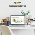 thumbnail image 3 of Toner Bank TN229XXL Toner Cartridge High Yield with Chip Compatible for Brother TN229XXL TN229XL TN229 MFC-L3780cdw MFC-L8395cdw HL-L3295cdw HL-L8245cdw Printer (Black, 2-Pack), 3 of 7
