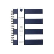 Kahootie It's That Kinda Day - Weekly planner - week to view - wire-bound - 8 in x 10 in - navy stripe