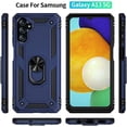 thumbnail image 5 of for Galaxy A13 5G Case, Samsung A13 5G Case, Galaxy A04s Case with HD Screen Protector, Military-Grade Ring Holder Stand Car Mount Shockproof Cover Phone Case for Galaxy A13 5G/ A04s, Blue, 5 of 15
