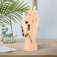 thumbnail image 5 of Segolike Female Mannequin Hand Left Holder Jewelry Hand Display Holder Bracelet Gloves Display Stand for Shops Tabletop Countertop Showcase Skin Color, 5 of 8