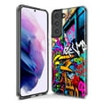 thumbnail image 3 of MUNDAZE Samsung Galaxy S10e Shockproof Clear Hybrid Protective Phone Case Urban Graffiti Street Art Painting Cover, 3 of 5