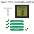 thumbnail image 5 of Magnetic Field Viewing Film,Magnetic Field Detector to See Magnetic Fields for Scientific Project T, 5 of 5