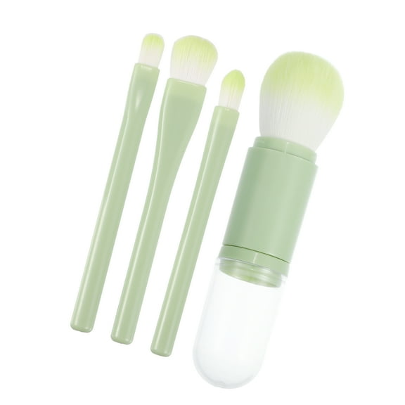 Vocoste 1 Set 13.5x2.7cm Makeup Brush Set Travel Blending Foundation Contour Concealer Blusher Brush Green