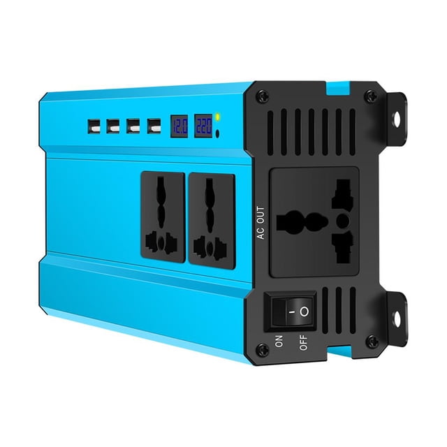 Inversor De Corriente Para Automóvil De 5000 W Led Dc 24 V A Ac 220 V Convertidor De Onda Sinusoidal Con 4 Interfaces Usb Yuarrent VI009121-02