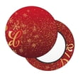 thumbnail image 2 of Disketp Merry Christmas Funda Redonda para Taburete, Funda de Cojín para Silla de Bar Suave y Elástica-12 inch, 2 of 7