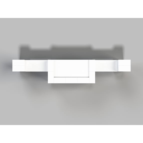 EverBlock Large Counter with Wings Catering Kit | 10’ x 2’ x 3’ 1” | Riser & Server Station | Giant Building Blocks | Easy to Connect & Reuse | Indoor & Outdoor Use | Yellow