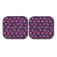 thumbnail image 5 of Lsque Rose Flowers 2 PCS Windshield Sun Shade | CarFoldable Window Covers | Car Accessories Reflect UV for Universal Cars SUV Truck | Medium, 5 of 7