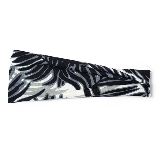 Diadema deportiva estampada con estilo, diadema para Yoga, banda para el cabello, banda absorbente de sudor, antitranspirante, diadema de ala ancha para mujer