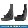 thumbnail image 4 of Guardabarros Automotrices Frontal y Trasero Únicos Compatibles para Nissan Kicks P15 2016-2023, 4 of 6