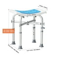thumbnail image 2 of KFFKFF Bath Chair, Height-Adjustable and Stable, Designed for Use in Shower or Tub, Features Non-Slip Seating for Seniors, Disabled, or Handicapped Individuals, Supports up to 500 lbs, 2 of 9