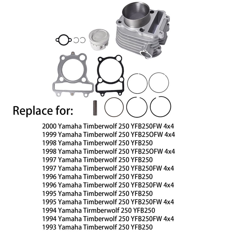 Caltric Exhaust Gasket For Yamaha Timberwolf 250 YFB250FW (1994-1995, 1998, 2000)