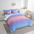 thumbnail image 3 of Castle Fairy Starry Sky Girl Boy Bedding Comforter Set 7-Piece,Universe Galaxy King Bedding Sets,Abstract Gradient Ombre Ultra Soft Bed Sheets,Breathable Home Decor,Reversible, 3 of 8