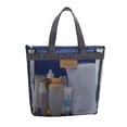 thumbnail image 5 of Limei Mesh Shower Caddy Bag, Quick Dry Portable Tote Bag with Zipper and Inner Pocket, Lightweight Bath Organizer for College Dorm Bathroom, Swimming, Gym, Beach, Travel (Navy), 5 of 6