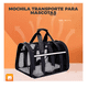 thumbnail image 2 of Mochila Bolsa Transportadora Mascota Gato Perro Portatil G, 2 of 4
