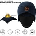 thumbnail image 5 of BASSDASH Bonnet en Molleton Doux 2-en-1 avec Masque de Ski, Rabat d'Oreilles, Bonnet de Pêche, Chasse, pour Hommes et Femmes, Temps Froid, Hiver, 5 of 5