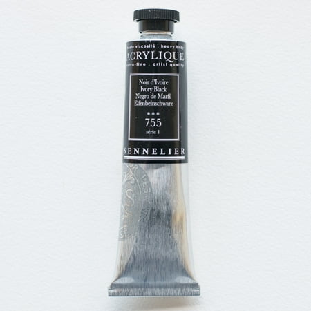 UPC: 3046450064220 | Sennelier Extra-Fine Artists  Acrylic Color  60ml Tube  Ivory Black S1