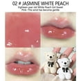 thumbnail image 4 of Dengmore Moisturizing Lipstick White Bear Keychain Lip Glaze Super Lustrous Glass Shine Lipstick Non Greasy Mirror Gloss Lipstick Shine Shimmer Tinted Sheer Color Lip Stick 1.7ml, 4 of 6