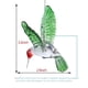 thumbnail image 3 of Xihbxyly Campana de Viento Solar Led con Cambio de Color, Diseño de Colibrí, Iluminación de Bajo Consumo, Iluminación Decorativa para Exteriores, Decoración para Fiestas En El Jardín, Encendido Autom, 3 of 7