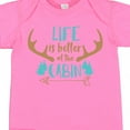 thumbnail image 4 of Inktastic Life is Better at the Cabin, Deer Antlers, Camping Boys or Girls Baby Bodysuit, 4 of 5