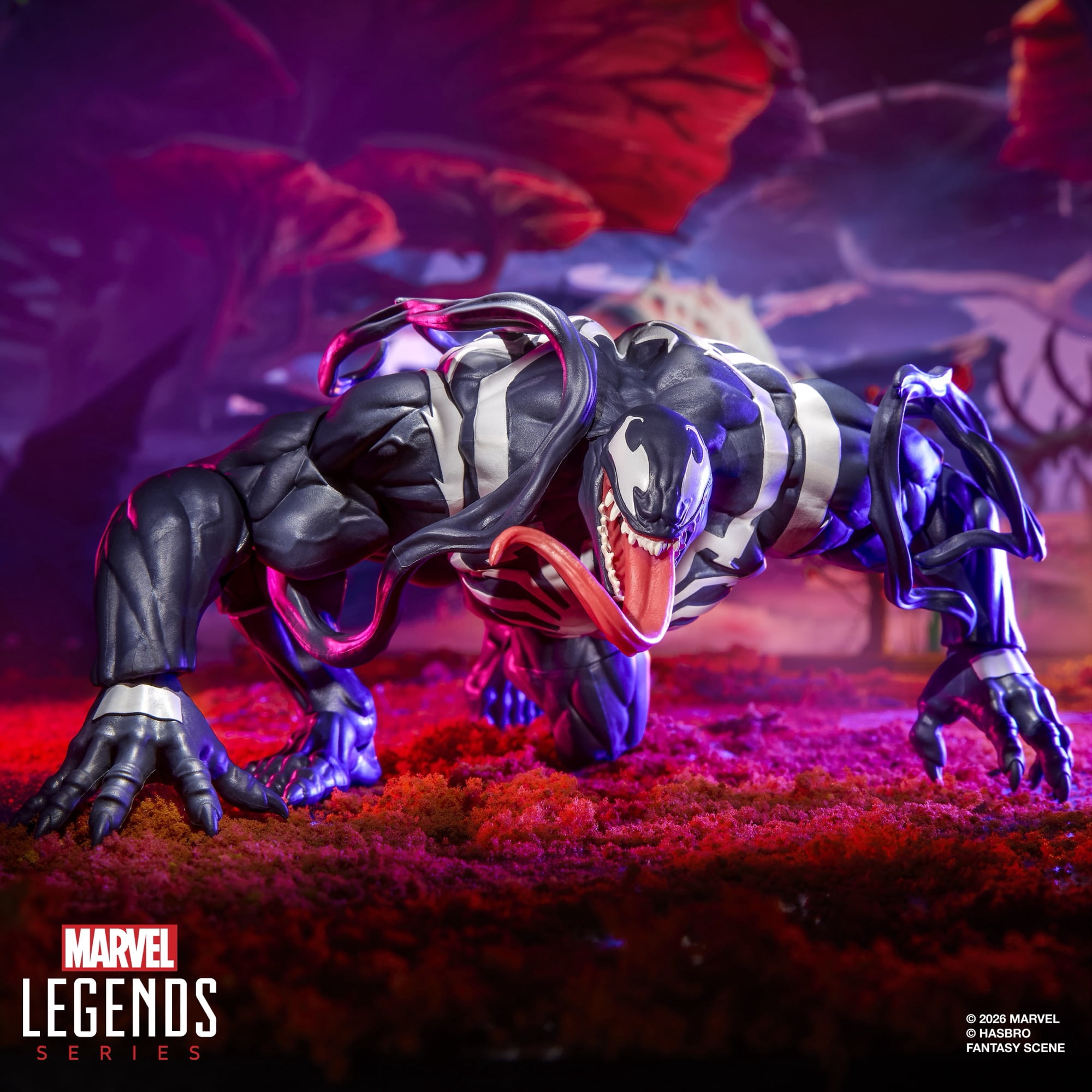 Marvel Legends Series Marvel Rivals Venom & Jeff the Land Shark 6-Inch Action Figures