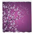 thumbnail image 3 of Ambesonne Japanese Shower Curtain, Sakura Bloom Spring Season, 69"Wx70"L, Dark Fuchsia, 3 of 3