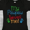 thumbnail image 4 of Inktastic My Pawpaw Loves Me Boys or Girls Baby Bodysuit, 4 of 5