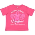 thumbnail image 3 of Inktastic Staying Strong Together with Pink Breast Cancer Ribbon Boys or Girls Toddler T-Shirt, 3 of 5