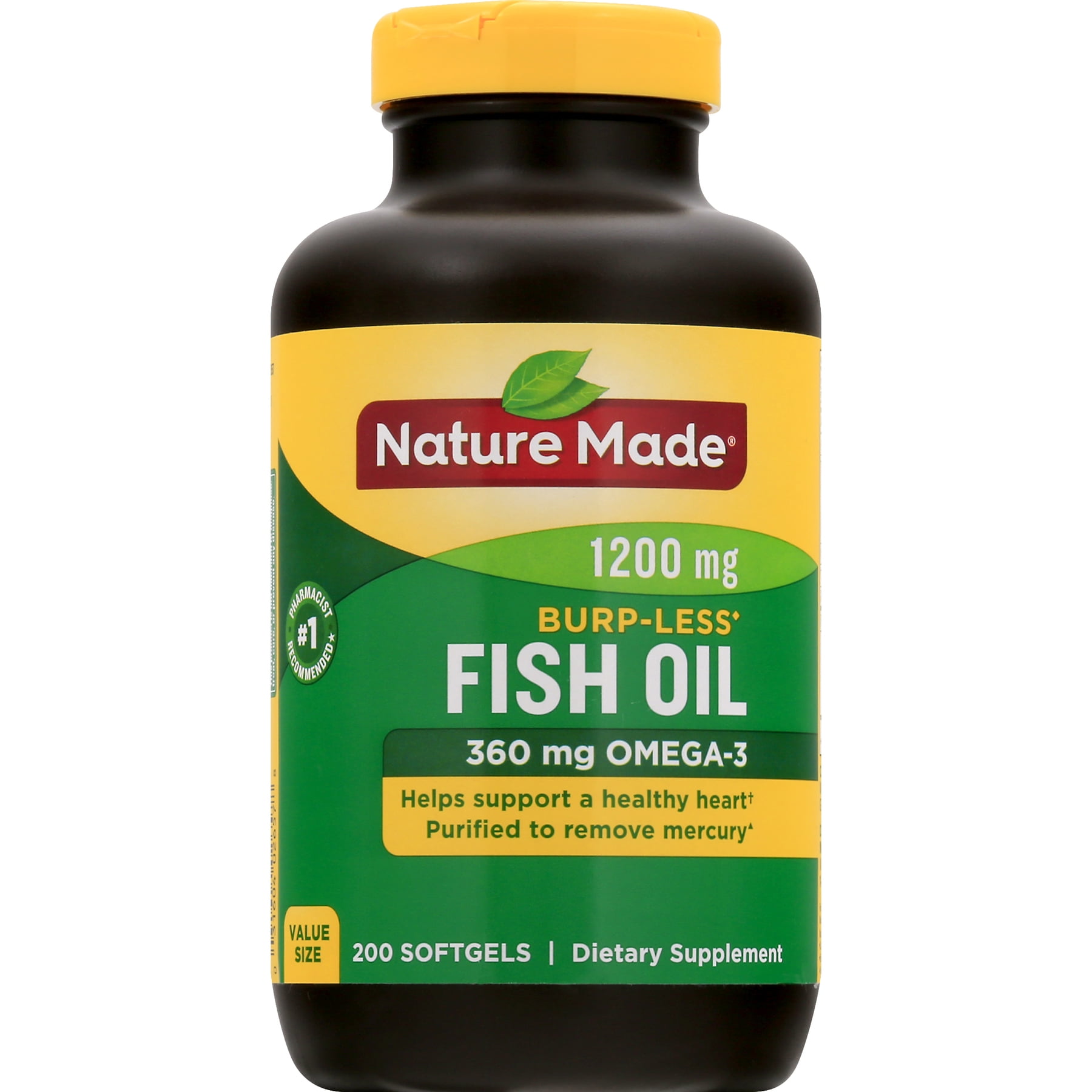 Витамины d3 омега 3. Рыбий жир 1200 мг, 200 капсул. Рыбий жир 1200мг + Омега-3 360мг капс №200. Nature made Burp less Fish Oil 1200.