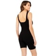 thumbnail image 3 of Love Tree Women's Juniors Stretchy Thick Spandex Bodysuit Romper (Black, Large), 3 of 4